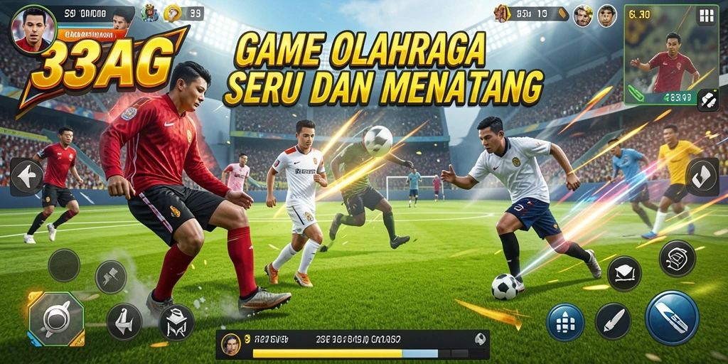 Tampilan olahraga yang dinamis dan seru dalam 33AG.