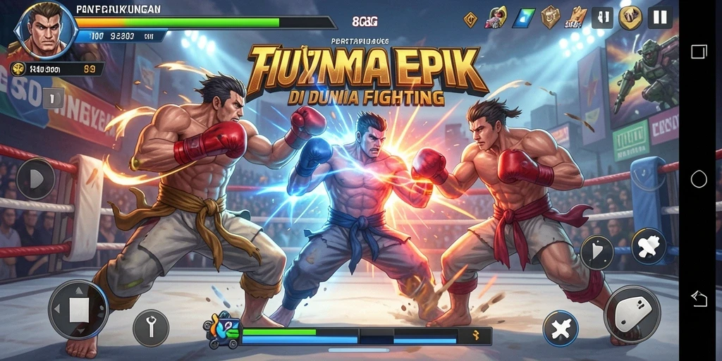 Gameplay seru dan penuh aksi dalam 8G8G bertema Fighting.