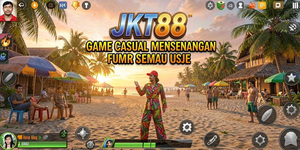 Screenshot gameplay JKT88 dengan tantangan yang menarik dan grafis cerah.