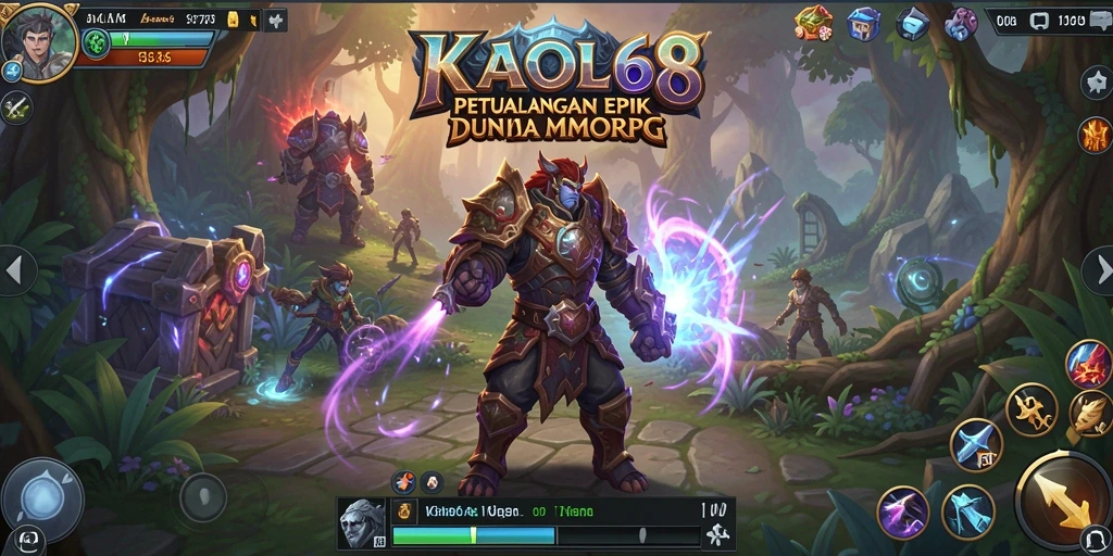 Tampilan menawan dari gameplay KAOL68 yang penuh aksi MMORPG.