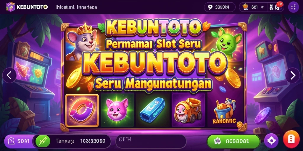 Gameplay Slot KEBUNTOTO yang seru dan menguntungkan.