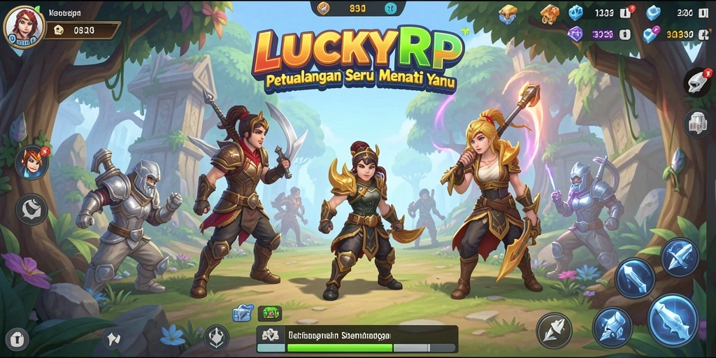Tangkapan layar gameplay LUCKYRP yang penuh aksi dan petualangan.