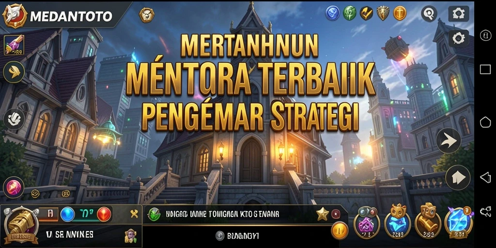 Menampilkan gameplay seru dari permainan Tower Defense MEDANTOTO.
