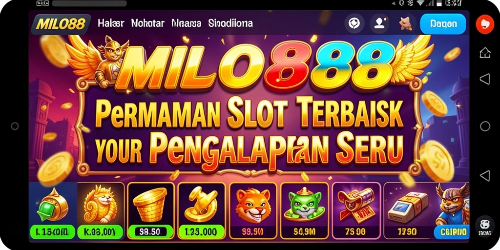 Tampilan screenshot gameplay <strong>MILO88</strong> yang menunjukkan keseruan permainan Slot.