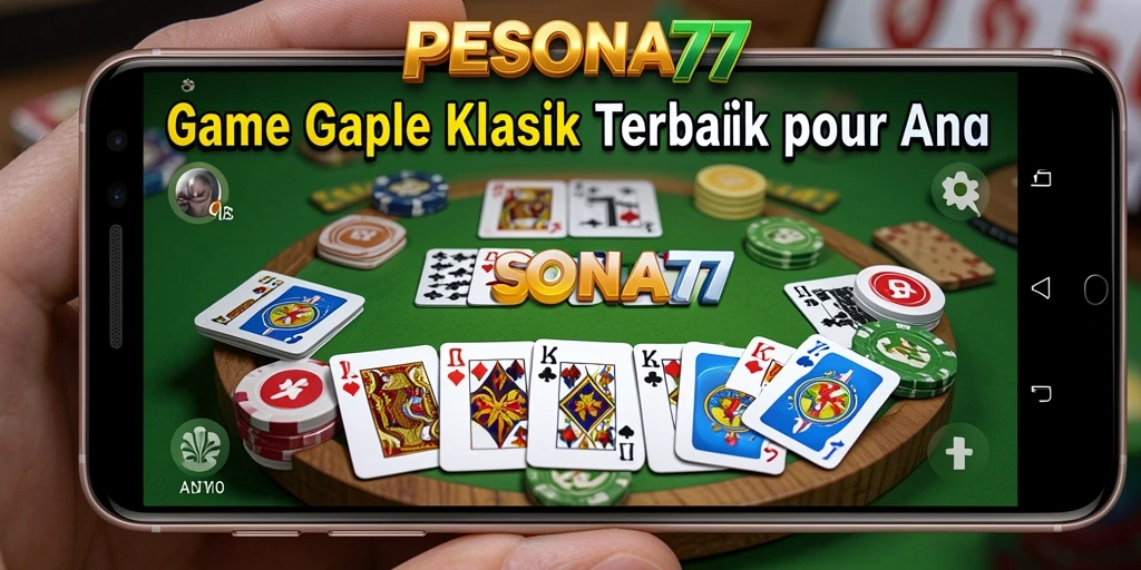 Tampilan gameplay PESONA77 yang menarik dalam permainan Gaple.