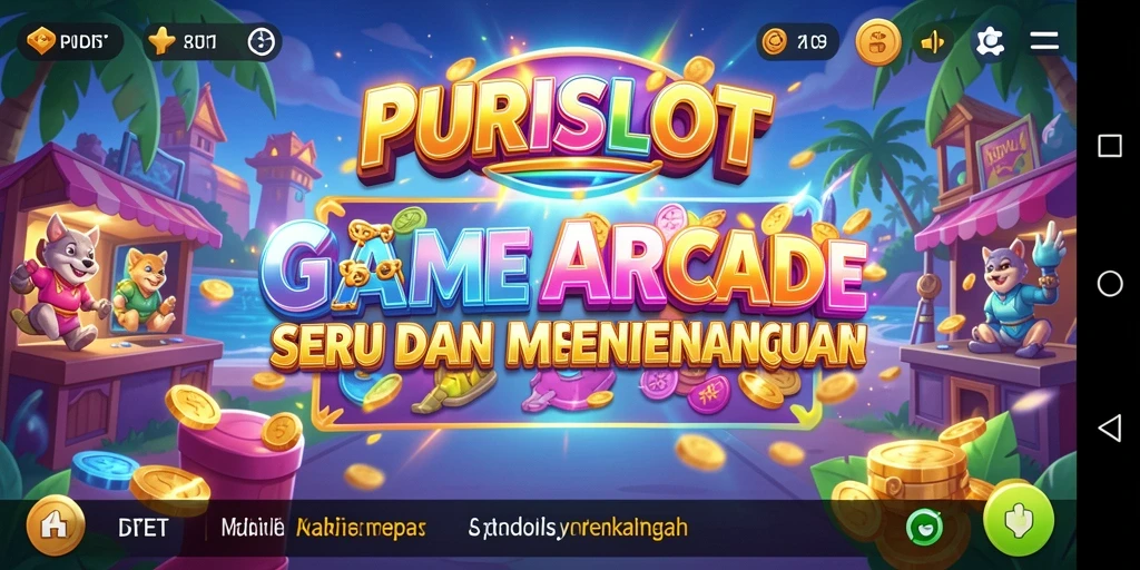 Gameplay menarik di dalam PURISLOT dengan berbagai tema seru.