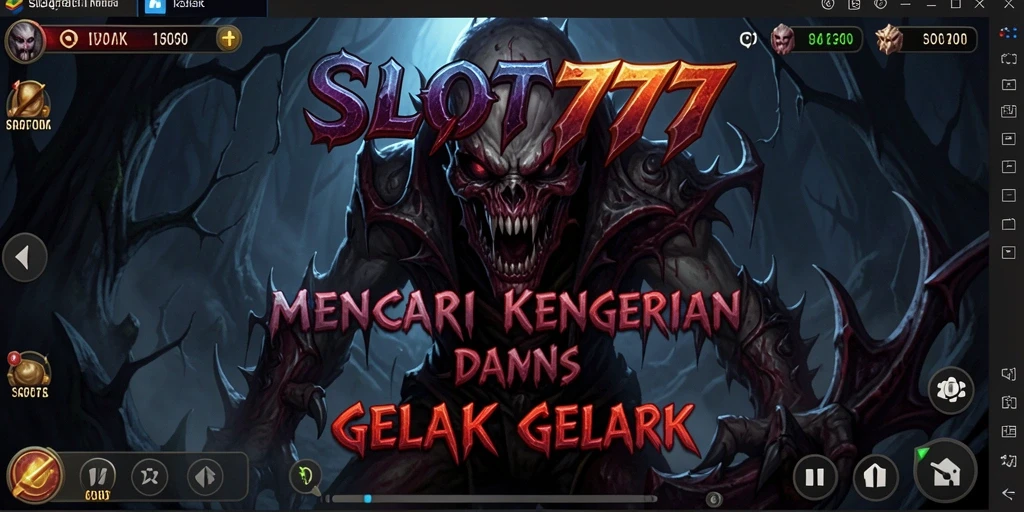Gameplay menegangkan SLOT777 dengan suasana Horror yang mencekam.
