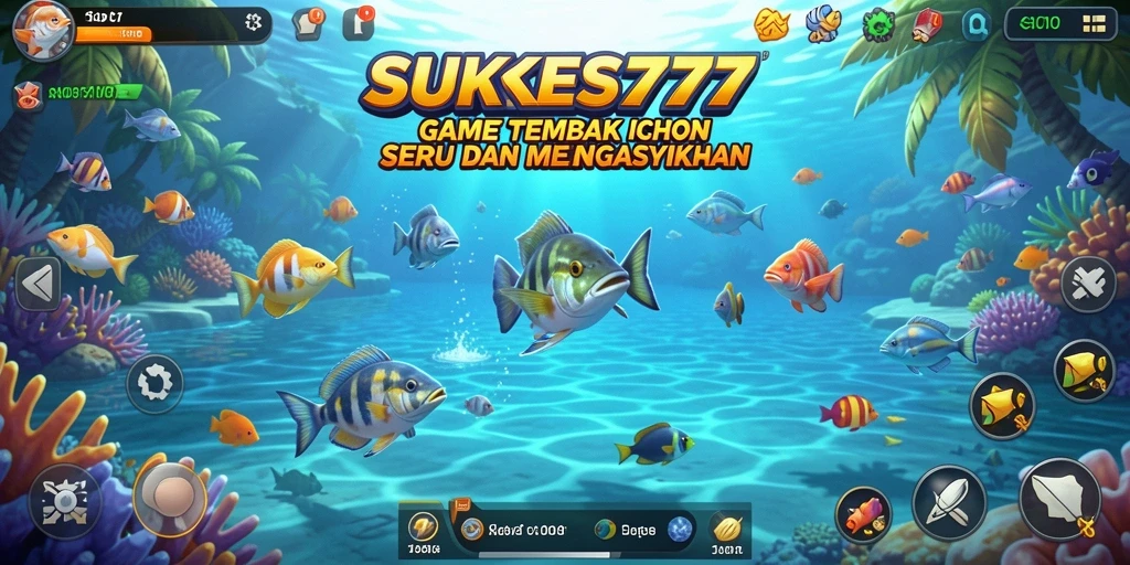Gameplay menembak ikan yang seru dan mendebarkan di SUKSES777.