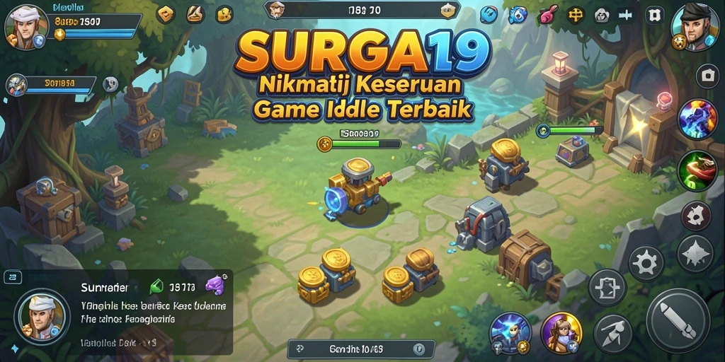Gameplay SURGA19 dengan elemen Idle yang seru dan menarik.