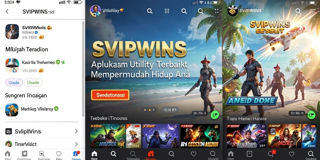 Tampilan antarmuka SVIPWINS yang menarik dan fungsional.