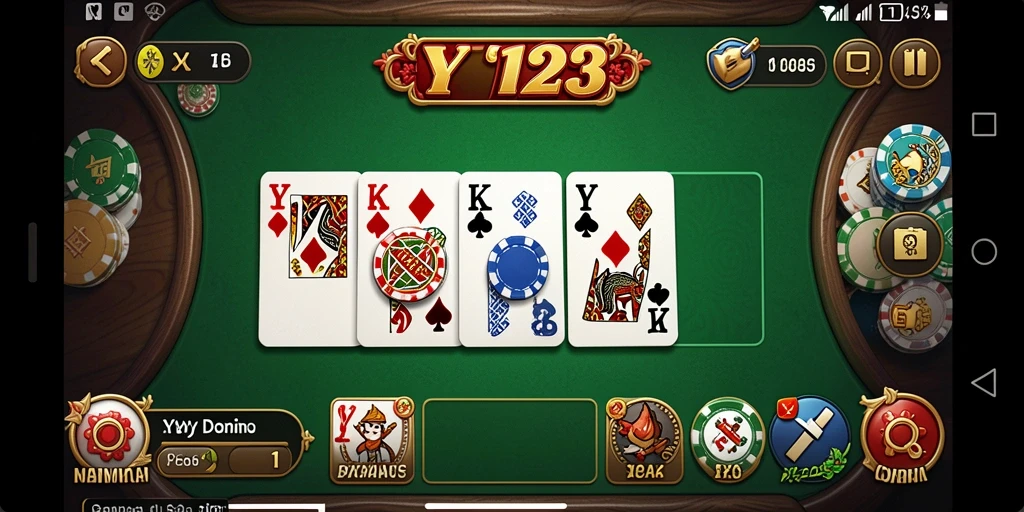 Tampilan gameplay seru dan menantang dalam permainan Domino.