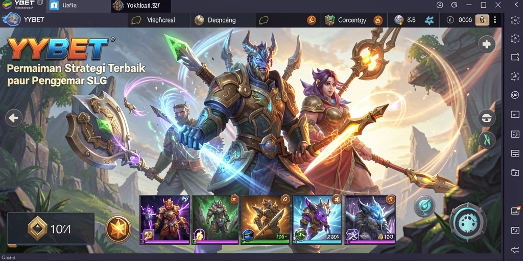 Screenshot gameplay YYBET menampilkan pertempuran taktis yang menarik.