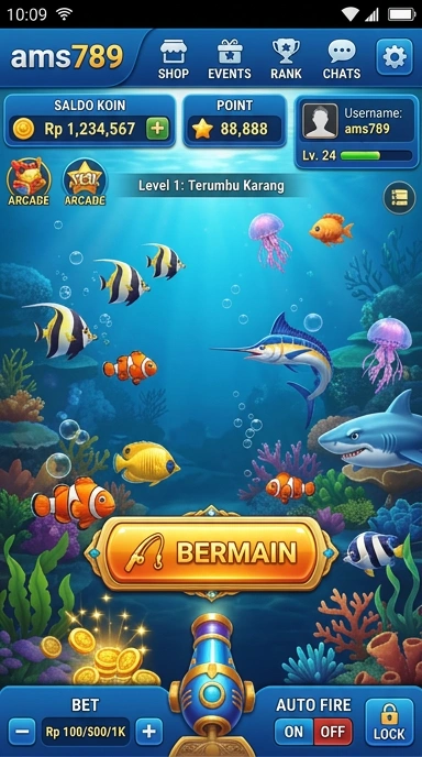 Tampilan halaman utama ams789 yang penuh informasi aplikasi terbaru.
